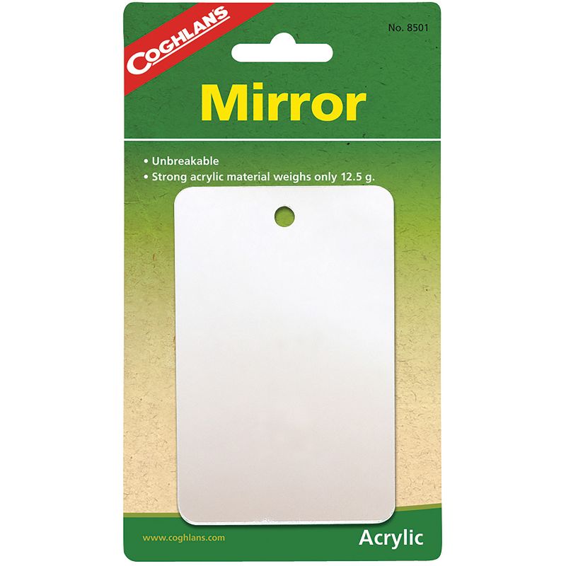 Coghlan's Featherweight Mirror, Unbreakable Acrylic Material, Emergency Survival, 1 of 3