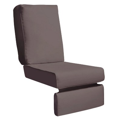 Indoor Outdoor Recliner Replacement Cushion; Patio Furniture Chair Sofa Washable Cushion Deep Seat