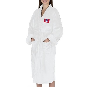 New York Rangers NHL White Out Silk Touch Robe Small/Medium - 1 of 4