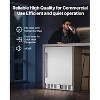 VEVOR 24-Inch Indoor/Outdoor Beverage Refrigerator, 150 QT Freestanding or Undercounter Beverage Fridge, 180 Cans Built-in Beer Fridge, Silver - 3 of 4