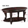 APRILSOUL Living Room Coffee Table Set, Coffee Table & Two End Side Table 3-Piece Set for Office, Living Room, Apartment, Small Space, Easy Assembly - 3 of 4
