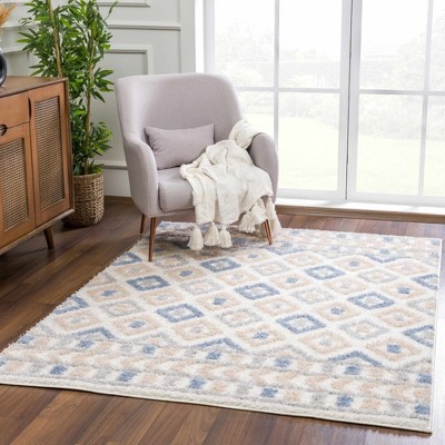 Hauteloom Eivin Pink & Blue Area Rug