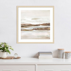 Amanti Art Abstract Tides of The Coast II by Lera Wood Framed Wall Art Print - 1 of 4