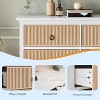 Acekool 6-Drawer Fluted Dresser, Waveform Chest with Metal Handles, Modern Storage Cabinet for Bedroom, Living Room, Anti-Tip Kit - 4 of 4