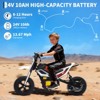 Jojoka 24V Electric Dirt Bike, 350w Electric Motorcycle - Up to 13.67Mile/h Long-Range, Ride on Motorcycle - 2 of 4