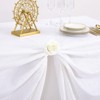 Wikineon Sequin Tablecloth White Wedding Table Decoration 90x90 Inch Sequin Overlays for Halloween Home Outdoor Wedding Christmas - 3 of 4