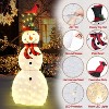 Yaheetech 5 Feet Lighted Outdoor Christmas Decoration, White - 4 of 4