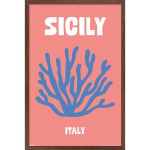 Trends International Reinders: Destinations - Destination Sicily Framed Wall Poster Prints - 1 of 4