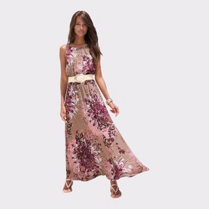 Women's High Neck Sleeveless Maxi Dress - LASCANA - 1 of 4