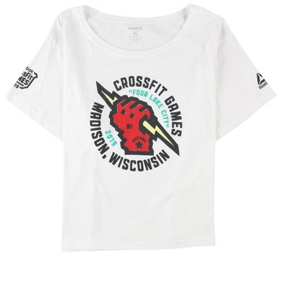 Reebok Womens CrossFit Games 2019 Crop Graphic T-Shirt