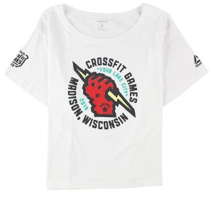 Reebok Womens CrossFit Games 2019 Crop Graphic T-Shirt - 1 of 2