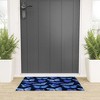 Jessica Molina Texas Butterflies Blue on Navy 30" x 20" Welcome Mat - Society6 - 2 of 3