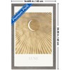 Trends International Reinders: Sun & Moon - Moon - Lune Framed Wall Poster Prints Barnwood Framed Version 14.725" x 22.375" - 3 of 4