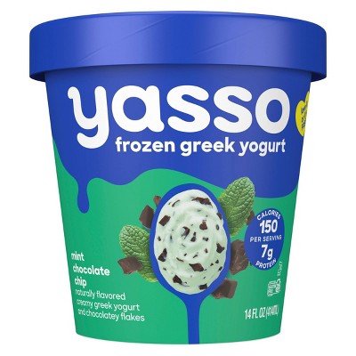Yasso Greek Mint Chocolate Chip Frozen Yogurt Bar - 14 fl oz