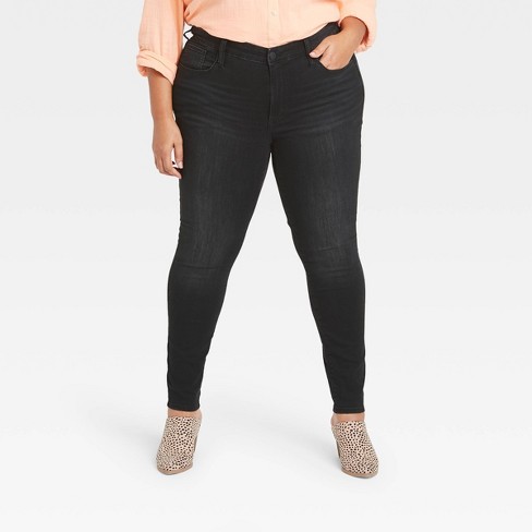 Women's Mid-Rise Skinny Jeans - Universal Thread™ - image 1 of 4