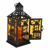 11.25 In Led Metal Lantern Stacked Pumpkin Aunted House Decorative Holiday Scene Props - 2 of 3