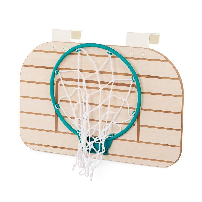 B. sports Wooden Over-the-Door Basketball Hoop, 6 of 8