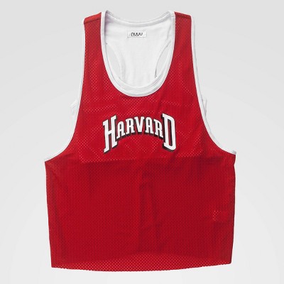 NCAA Harvard Crimson Mesh Tank Top with Attached Sporty Bralette - Red M