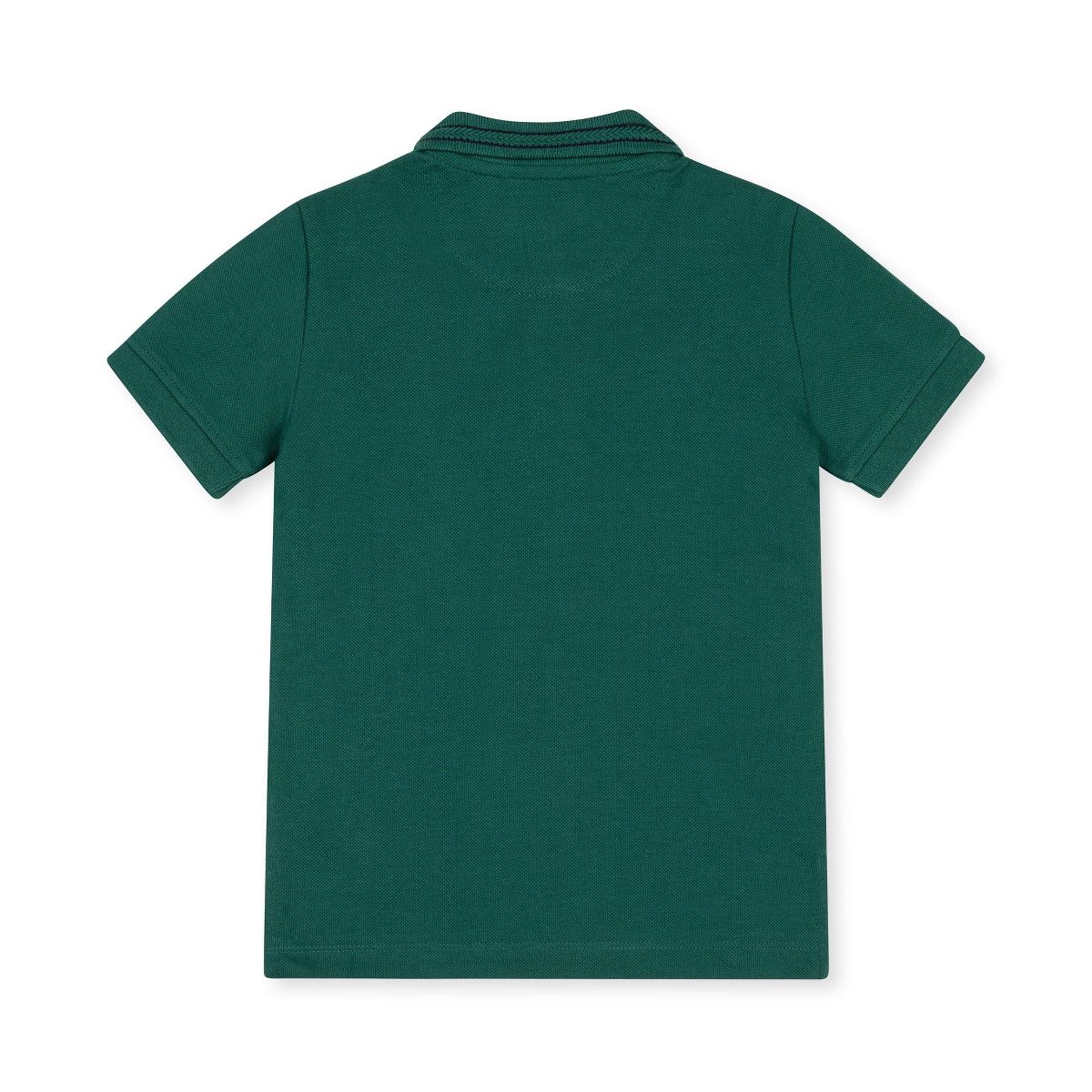 Hope & Henry Organic Short Sleeve Knit Pique Polo Shirt, Kids - thumbnail 3