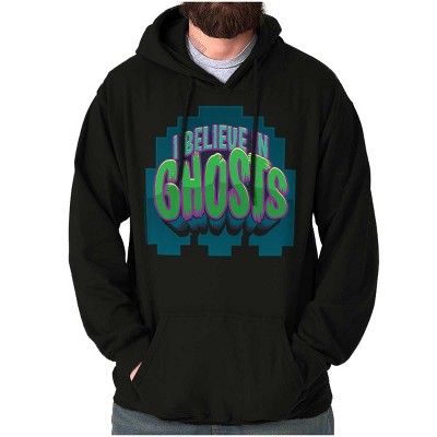 PACMAN Halloween I Believe in Ghosts Hoodie Sweatshirt Women Men Brisco Brands