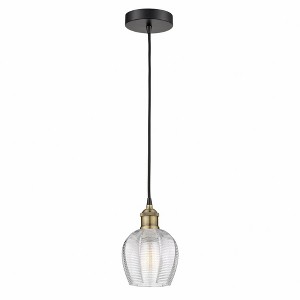 Norfolk - 1 Light Cord Hung Mini Pendant In Industrial Style-9.63 Inches Tall and 5.75 Inches Wide - 1 of 1