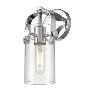 Pilaster II Cylinder - 1 Light Wall Sconce In Contemporary Style-10.5 Inches Tall and 4.5 Inches Wide