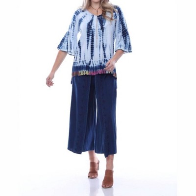 Women's Tie Dye Bohemian Top - Parsley & Sage
