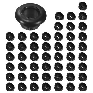 Unique Bargains Rubber Corrosion-Resistant Snap-in Locking Hole Plugs Black - 1 of 4