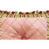 C&F Home 18" x 18" Pink Tuck Stitched Tuck Handcrafted Vintage Style Accent Throw Pillow - 2 of 4