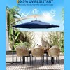 360° Rotating 10FT Offset Patio Umbrella, Cantilever Hanging Umbrella with UPF 50+ - 4 of 4