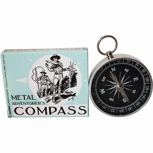House of Marbles Adventurer’s Metal Compass – Pocket-Size Outdoor Tool, Ages 6 and Up - 1 of 2