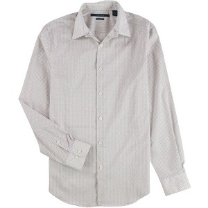 Perry Ellis Mens Classic-Fit Button Up Shirt - 1 of 2