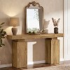 Hommoo Farmhouse Long Console Table with Foyer Stand - 2 of 4