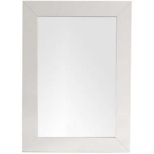 James Martin Vanities Weston 29" Rectangular Mirror, Bright White - 1 of 3