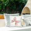 Stupell Industries Casual Pink Monarch Butterfly Outdoor Decorative Throw Pillow, 18 x 18 - 2 of 3
