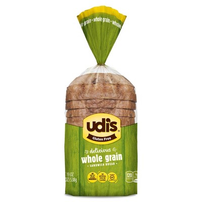 Udi's Gluten Free Frozen Whole Grain Bread - 18oz