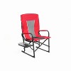 PAGED Camping Chairs with Side Table and Pocket,Outdoor Portable Chairs with High Back,Folding Chairs for Lawn,Beach - 4 of 4