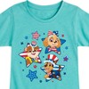 Girls' - Paw Patrol - Americana Fitted Short Sleeve Graphic T-Shirt - 2 of 4