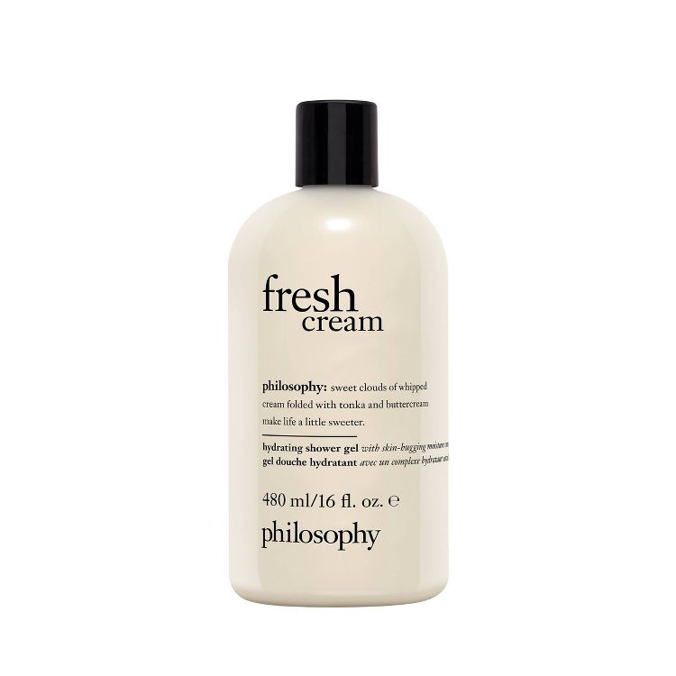 philosophy Fresh Cream Shower Gel - 16 fl oz - Ulta Beauty: Sulfate-Free, Normal Skin, Basic Cleansing, Whole Body, 1 of 8