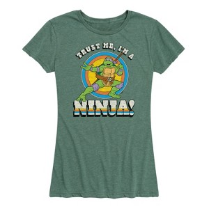 Women's - Teenage Mutant Ninja Turtles - Trust Me, I'm A Ninja Short Sleeve Graphic T-Shirt - 1 of 4