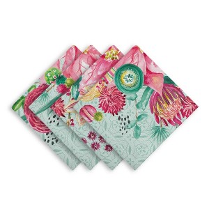 Laural Home Boho Christmas 4-Pc. 20" x 20" Napkin Set - 1 of 2