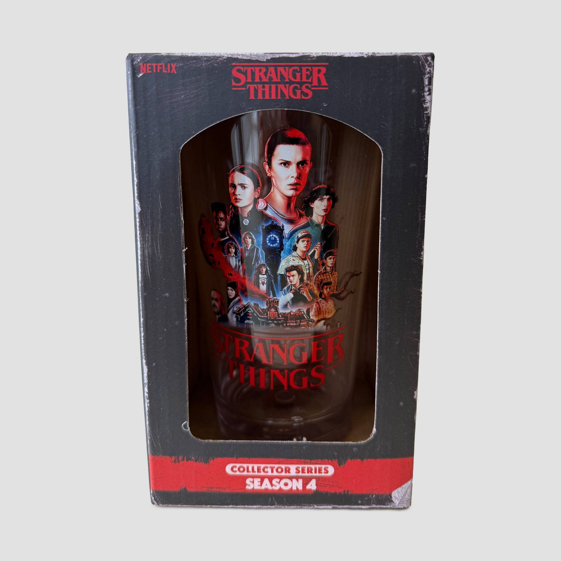 Stranger Things Glass Cup Season 4