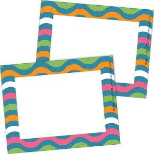 2pk 45ea Splash of Color Wave Remember Me! Self-Adhesive Name Tag Labels - Barker Creek: Teacher Supplies, All Ages, 90 Pieces - 1 of 3