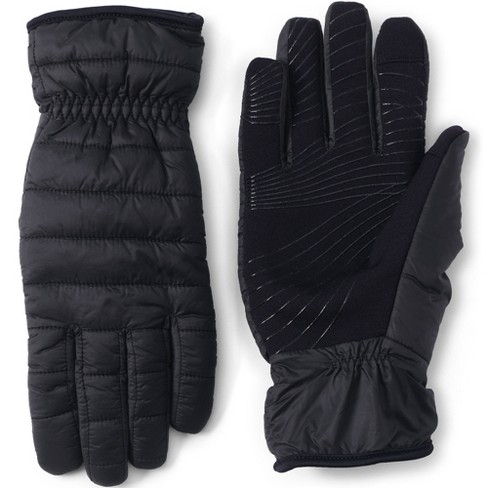 Quilted Gloves in Black