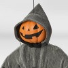 Lewis & Friends™ 65" Little Lewis the Pumpkin Ghoul Head Halloween Decorative Prop - Hyde and EEK! Boutique™: Lit, Musical - 3 of 3