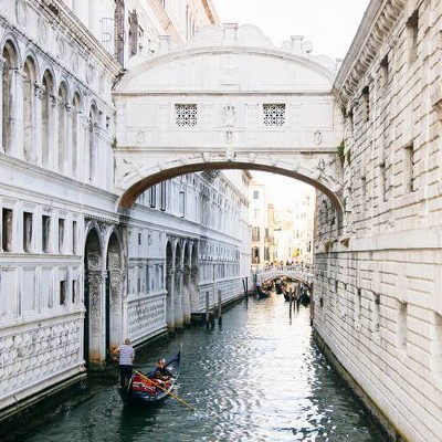 Romana Lilic LA76 Photography Venice Canals Shower Curtain Yellow - Deny Designs