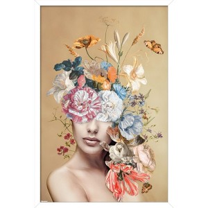 Trends International Reinders: Flowers - Floral Lady Framed Wall Poster Prints - 1 of 4
