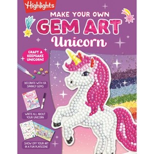 Make Your Own Gem Art Unicorn - (Hardcover) - 1 of 1