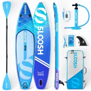 SLOOSH 11'6" Inflatable Stand Up Paddle Board with Premium Accessories, Non-Slip EVA Deck, Ultra-Light Carry Bag Pump, Rapids SUP for Youth & Adults - 1 of 4