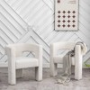 Set of 2 28" Wide Boucle Upholstered Square Armchair - Kinwell - 2 of 4